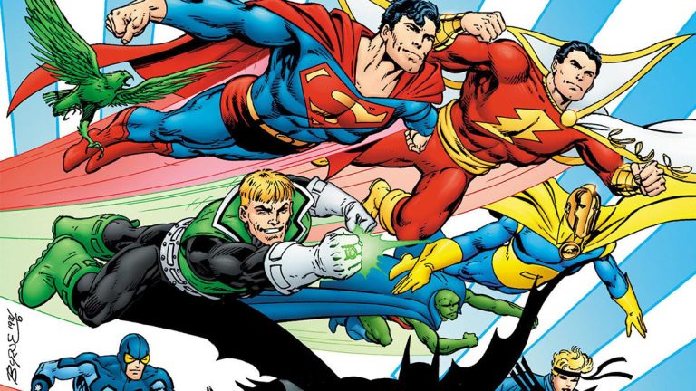 The heroes flight to the first Post-Crisis crossover